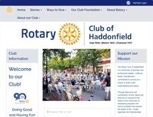 Tablet Screenshot of haddonfieldrotary.org